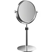 Emco puree miroir sur pied, hauteur réglable, diamètre 153 mm, chrome, 109400117