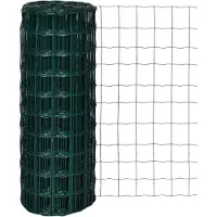 vidaXL Clôture de jardin Grille grillagée Grille soudée 10x1,0m