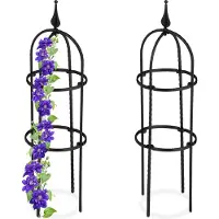 Relaxdays 2x support pour plantes grimpantes (20 cm, 20 cm)