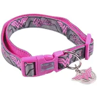 Cerda Group Collier Pour Chiens - - Wonder Woman - Taille M-L - 100% Polyester - Réglable