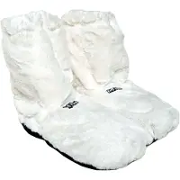 Mikamax Hot Boots Deluxe, pantoufles chauffantes - Blanc