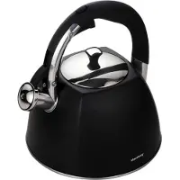 Klausberg Kettle with whistle 3L KB-7195, Bouilloire électrique, Noir