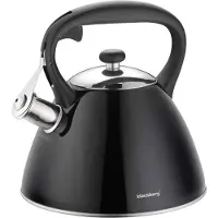 Klausberg Kettle with whistle 3L KB-7208, Bouilloire électrique, Noir
