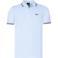 BOSS T-Shirt 'Paddy' bleu nuit / gris / blanc