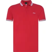BOSS T-Shirt 'Paddy' rouge vif / blanc