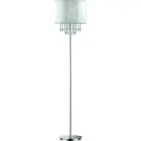Ideal Lux Lampadaire blanc OPERA cristal 1 ampoule