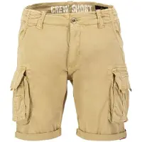 Alpha industries Crew Shorts Marron 34 Homme