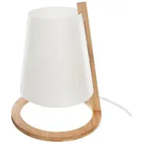 Atmosphera | Veilleuse - Pita - 26,5 cm - Bambou - Design élégant - Idéal pour le salon et la chambre à coucher