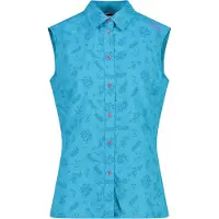 CMP 32t7156 Sleeveless Shirt Bleu S Femme