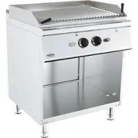 CombiSteel Gril à gaz Base 700 en pierre de lave