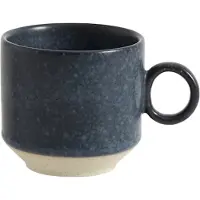 Nordal Tasses à expresso granuleuses bleu foncé - lot de 4 pièces