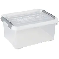 Curver Allibert HANDY+ Box 12L, transparent / silber