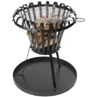 Perel Brasero avec plaque à cendres - Rond