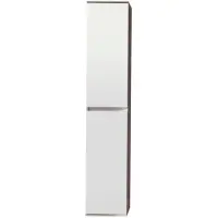 Ebuy24 Minor Armoire, 2 portes, blanc, miroir.