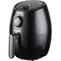 Beper Friteuse sans huile AirFryer P101FRI001, 1000W, 2L, Noir