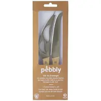 Pebbly Couteaux à Fromage Pebbly (2-Pièces)