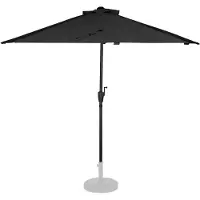 Vonroc Parasol Magione - Parasol de balcon Premium - 270x135cm | Anthracite/noir