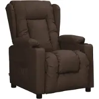 vidaXL Fauteuil relax brun similicuir