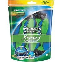 Wilkinson Pack De 8 Rasoirs Jetables Masculins Xtreme 3 Duo Comfort