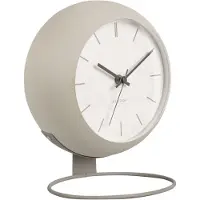 Karlsson - Horloge de table Nirvana Globe - Gris chaud