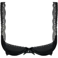 Obsessive Miamor - soutien-gorge rehausseur en dentelle (noir)