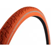 Dutch Perfect | Buitenband | 28 x 1.40" - anti-lek - orange avec reflectie