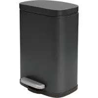Spirella Récipient cosmétique , 5 litres, en acier inoxydable, modèle "Akira", pour salle de bain