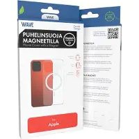 Wave MagSafe-yhteensopiva suojakuori, iPhone ÃpinÃÂkyvÃ¤ (Apple iPhone 13), Coque pour téléphone portable, Transparent
