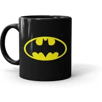 Pyramid Mug DC Comics de Batman - Logo - pour Unisexe - noir/jaune - Taille Standard