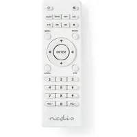 Nedis Télécommande de remplacement | Convient à : RDIN2000WT / RDIN2500WT | Fixe | 1 unité | Transparente | Infrarouge | Blanche