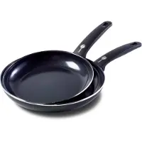 Greenpan Cambridge Set de poêles en céramique - Ø24 + Ø28 cm - Induction