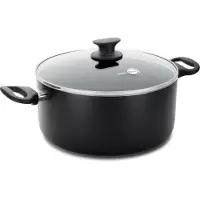 Greenpan Cambridge kookpan met deksel 24cm - zwart - inductie - PFAS-vrij