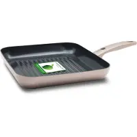 Greenpan Poêle gril carrée Cambridge Bronze
