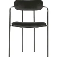 Woood Chaise Ivy en velours