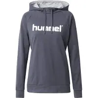 Hummel Go Cotton Logo Hoodie Gris S Femme