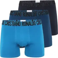 Cr7 Basic Lot de 3 boxers bleu - Taille M