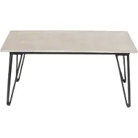 Bloomingville Table basse Mundo gris 90x42x60cm