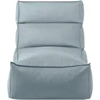 Blomus Lounger L Stay, fauteuil de détente, chaise longue, fibres synthétiques, Ocean, 80 x 80 x 150 cm, 62093