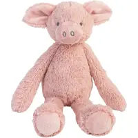 Happy horse Peluche Cochon Perry 38cm - Rose - Jouets en peluche