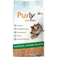 Purly granulés de bois litière pour chat