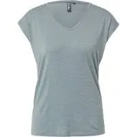 Pieces T-shirt 'Billo' gris fumé / argent