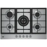 Beko Hiaw 75225 Sl Cuisinière à gaz 75 Cm argent argent One Size