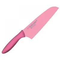 Kai Ab.5702 Couteau Puro Komachi 4 Couteau Office, Lame 9 Cm, Rose (Avec Support De Rangement).
