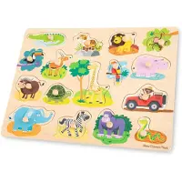 New Classic Toys - Grand puzzle Safari 16 pcs