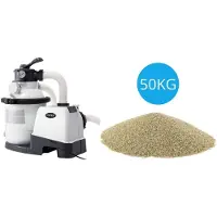 OEM Intex - Pompe à sable 5700 L/h & sable de filtration 50 kg