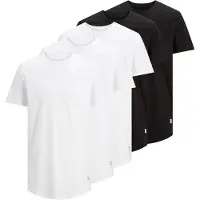 Jack & Jones T-Shirt 'JJENoa' noir / blanc