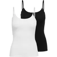 ONLY Haut 'ONLLove' noir / blanc