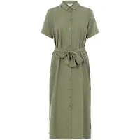 Object Tilda Isabella Short Sleeve Dress Vert 36 Femme