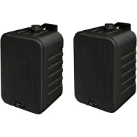 Dynavox Paire d'enceinte hifi 3 voies noire 60W