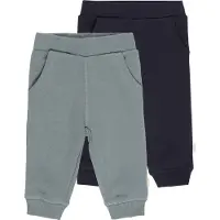 Minymo Pantalon de Jogging - 2 Pack - Gobelin Blue - - 74 - Pantalon de Jogging